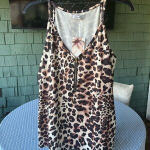 Leopard Print Tank Top